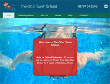 Tablet Screenshot of otterswimschool.com